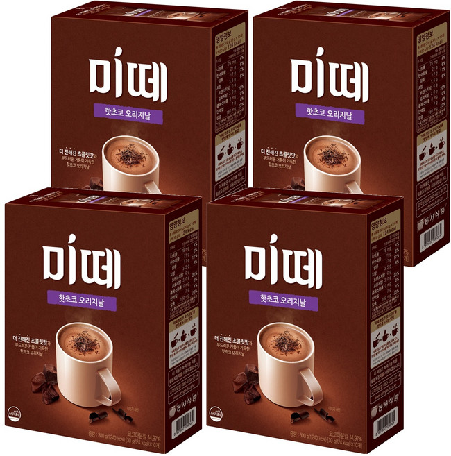 미떼 핫초코 오리지날, 30g, 10개입, 4세트