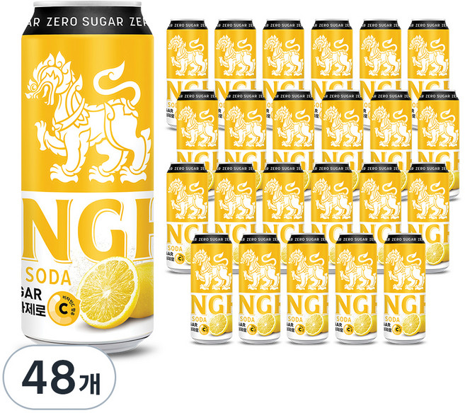 싱하 레몬소다 제로, 330ml, 48개