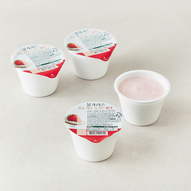 불가리스 유당 제로 요거트 딸기 4개입, 320g, 1개