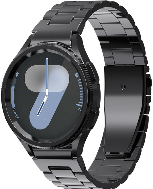 칸탐 갤럭시워치 클래식 메탈 스트랩, 블랙, 1개