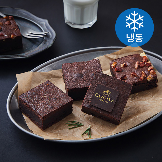 고디바 다크 초콜릿 브라우니 (냉동), 270g, 1개입, 1개