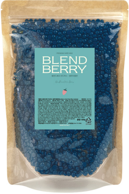블렌드베리 하드왁스 블루아줄렌, 500g, 1개
