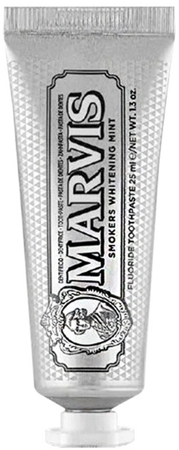 MARVIS 台灣公司貨 義大利精品牙膏 強化亮白薄荷, 1個, 25ml