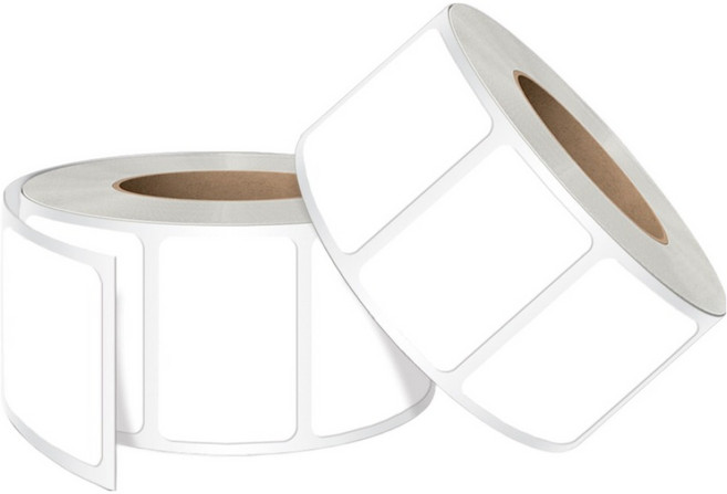 01 SEAL'S 模造紙方形空白捲筒貼紙 R-68 45 x 30mm 500張, 素色, 2捲