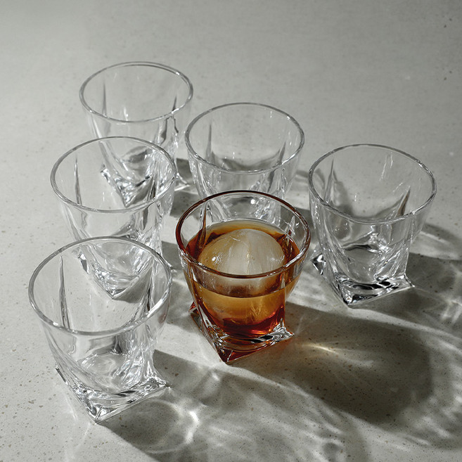 이우아여사 토네이도 온더락잔 위스키잔, 6개