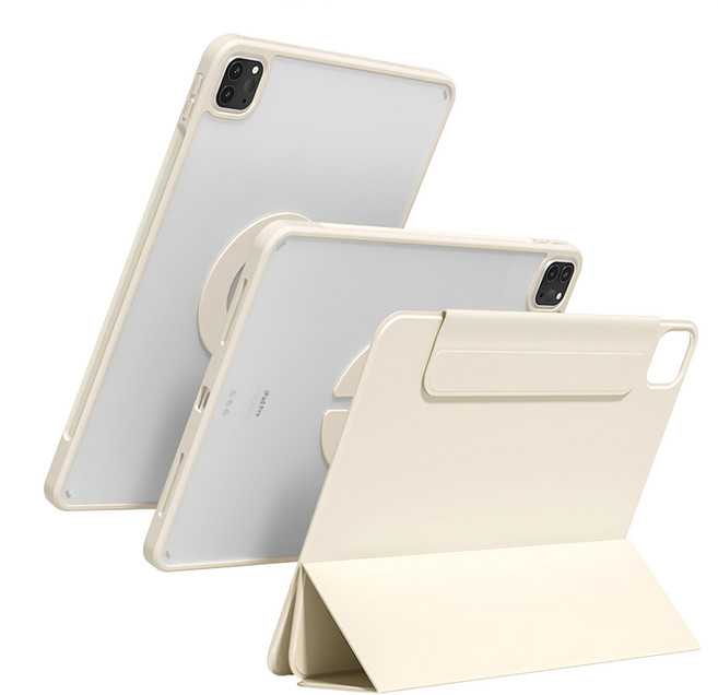 TABLESE 磁吸分離式雙面保護殼 IO-42, 1個, 奶油色
