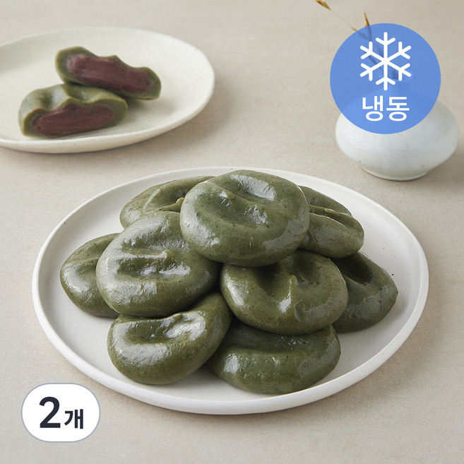 해풍앙금 쑥개떡 (냉동), 50g, 2개, 20개입