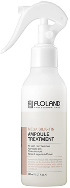 FLOLAND 免沖洗水解蠶絲蛋白護髮噴霧, 1瓶, 150ml