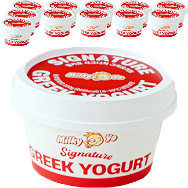 밀키요 시그니처 그릭요거트, 100g, 12개