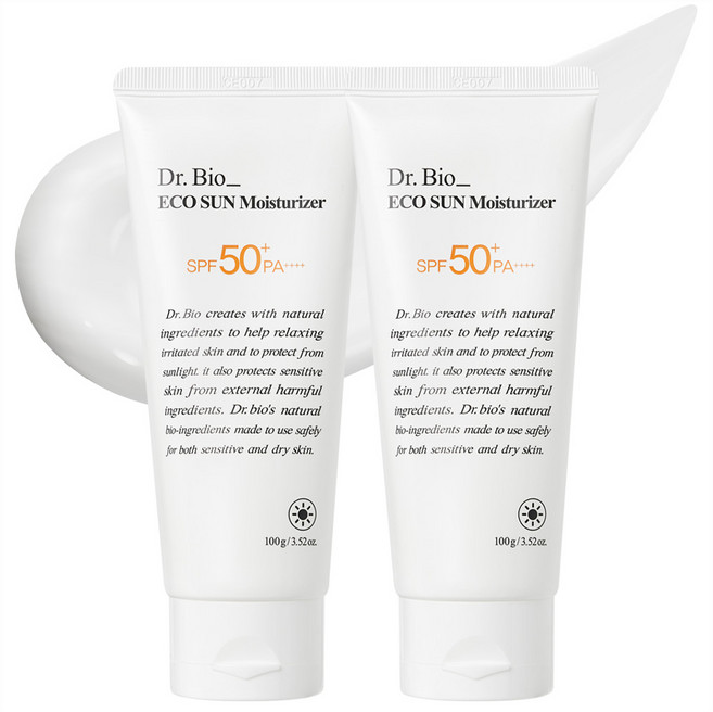 닥터바이오 에코 선크림 SPF50+ PA++++, 100g, 2개