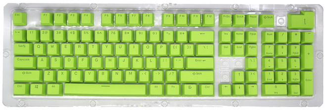 ABS 이중사출 기계식 키보드 키캡, 애플그린, ABSG1