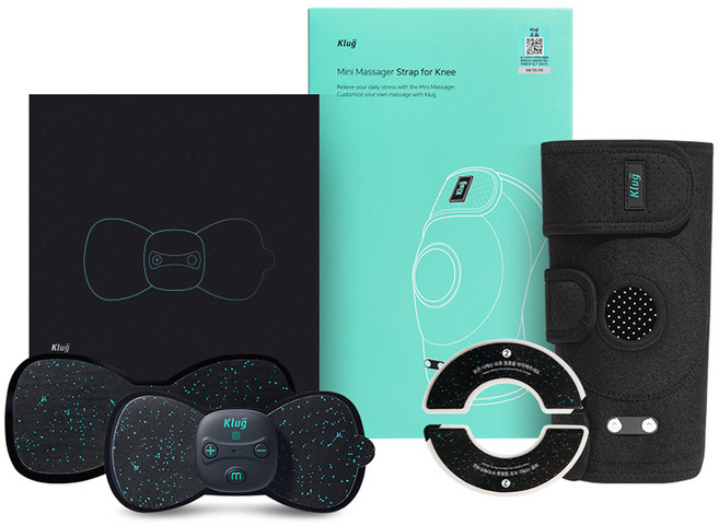 클럭 무릎 마사지기 세트 SP-308W-03 리모컨 미포함, 혼합색상