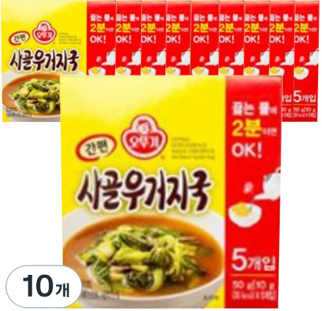OTOKI 不倒翁 即食牛骨乾白菜湯, 50g, 10盒