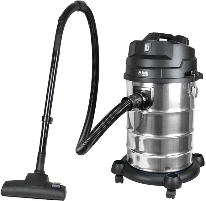 SUPA FINE 勳風 乾溼吹多功能營業用不鏽鋼吸塵器 30L, HHF-K3679, 混和顏色