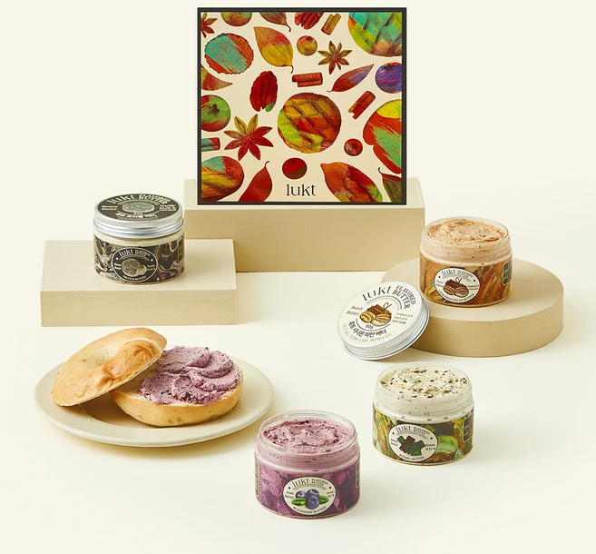 LUKT 버터 4종 선물세트 350g, 1세트 - 쿠팡