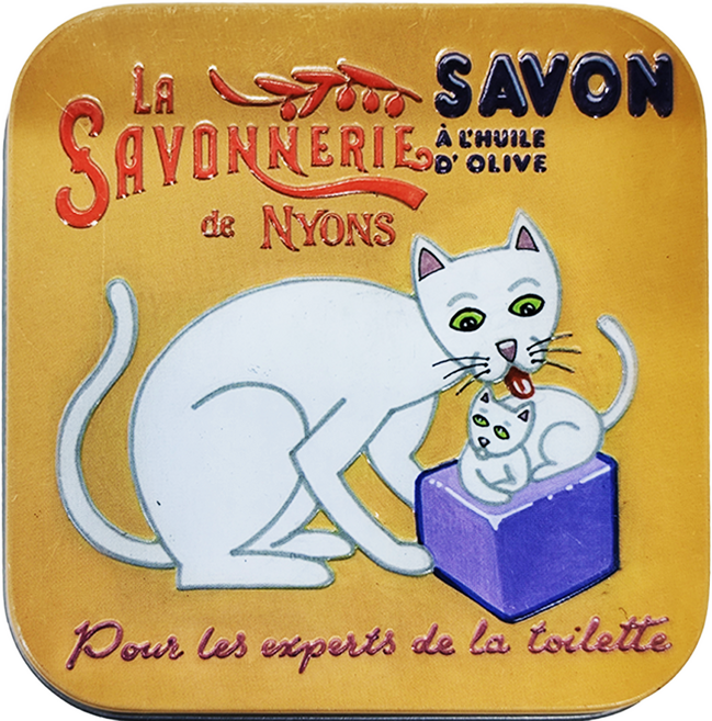 LA SAVONNERIE dE NYONS 法霓恩 手繪收藏鐵盒手工皂, 馬鞭草, 1個