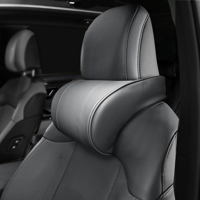 지엠지모터스 리얼넥 목쿠션, 블랙, 1개