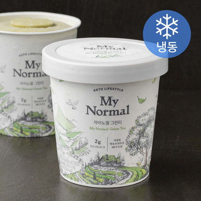 마이노멀 그린티 아이스크림 (냉동), 474ml, 1개입, 1개