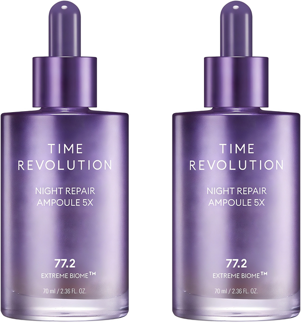 미샤 타임 레볼루션 나이트리페어 앰플 5X, 70ml, 2개