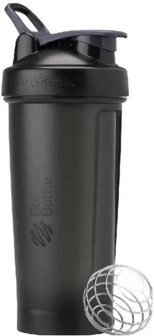 Blender Bottle Classic V2 經典第二代防漏搖搖杯 20oz, 午夜黑, 600ml, 1個