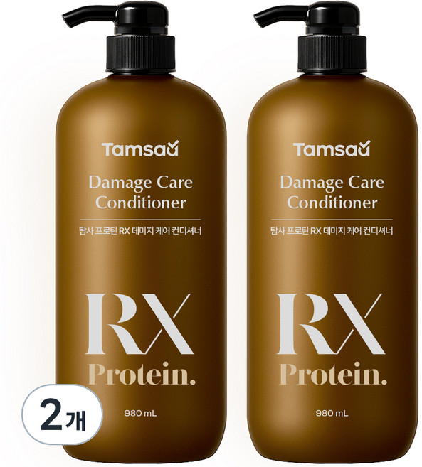 탐사 프로틴 RX 데미지 케어 컨디셔너, 2개, 980ml