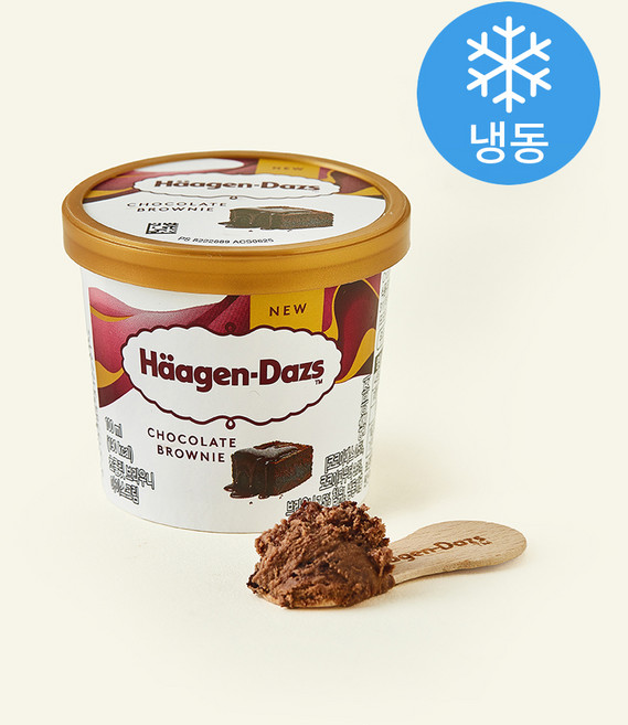 하겐다즈 미니컵 초콜릿 브라우니 (냉동), 1개, 1개입, 100ml