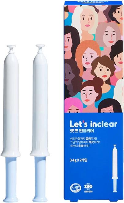 인클리어 렛츠 여성청결제, 6.8g, 1개 - 쿠팡