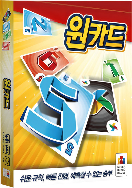 코리아보드게임즈 원카드 보드게임, 혼합색상, 1개
