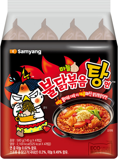 삼양 불닭볶음탕면 145g, 4개