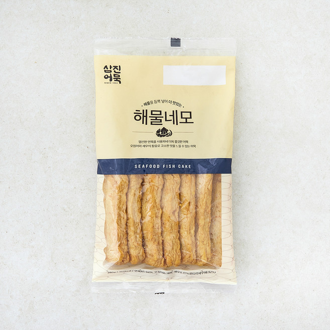 삼진어묵 해물네모 어묵, 280g, 1개
