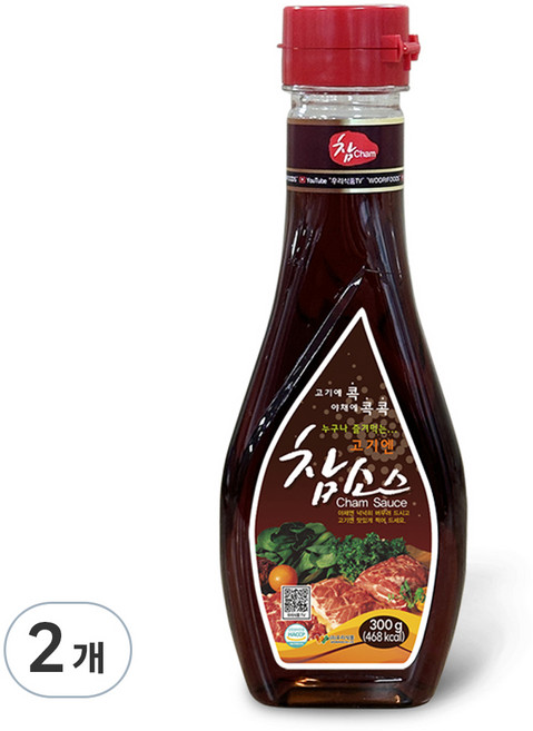 참 우리식품 고기엔 참소스, 300g, 2개