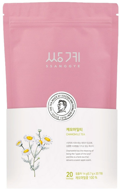 쌍계명차 신파우치 캐모마일티, 700mg, 20개입, 1개