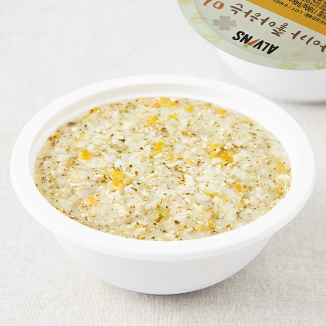 엘빈즈 후기 10~13개월 이유식 잡채 닭고기 진밥, 180g, 1개, 혼합맛(잡채/닭고기)