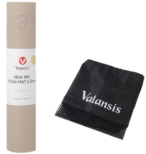 밸런시스 NEW NR1 매트 + 가방, 카라멜브라운, 1세트