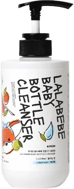 MOTHER-K K-MOM LALABEBE 草本極淨蔬果奶瓶清潔劑 500ml 瓦解奶垢, 1瓶