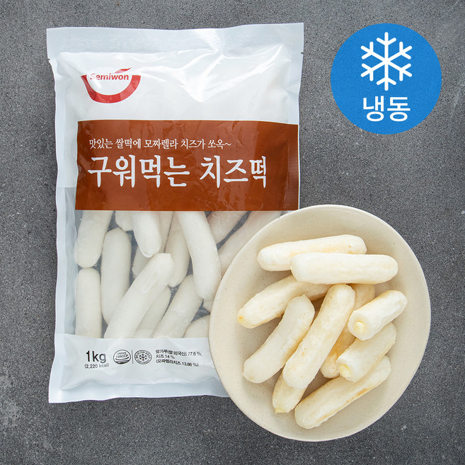 세미원 구워먹는 치즈떡 (냉동), 1kg, 1개입, 1개