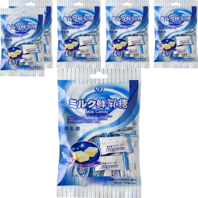 綠得製菓 鮮乳糖, 100g, 6袋