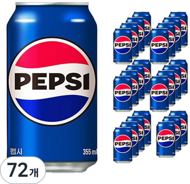 펩시, 355ml, 72개