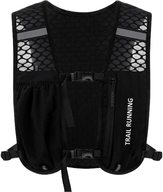 가빈 러닝조끼 트레일 기어, 블랙, 1개