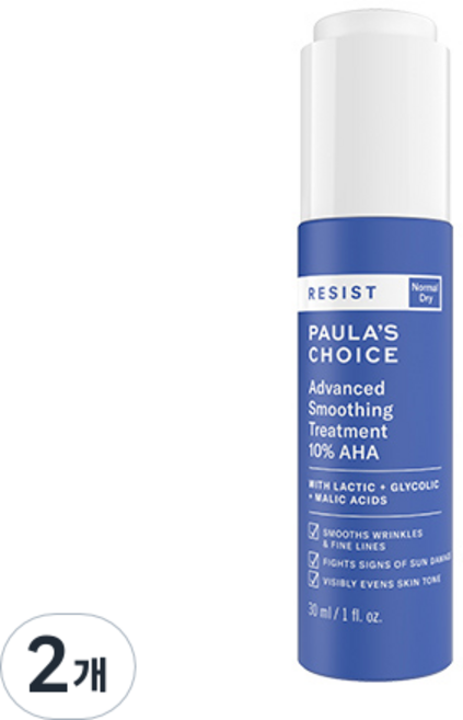 폴라초이스 10프로 아하 어드밴스드 각질제거제, 2개, 30ml