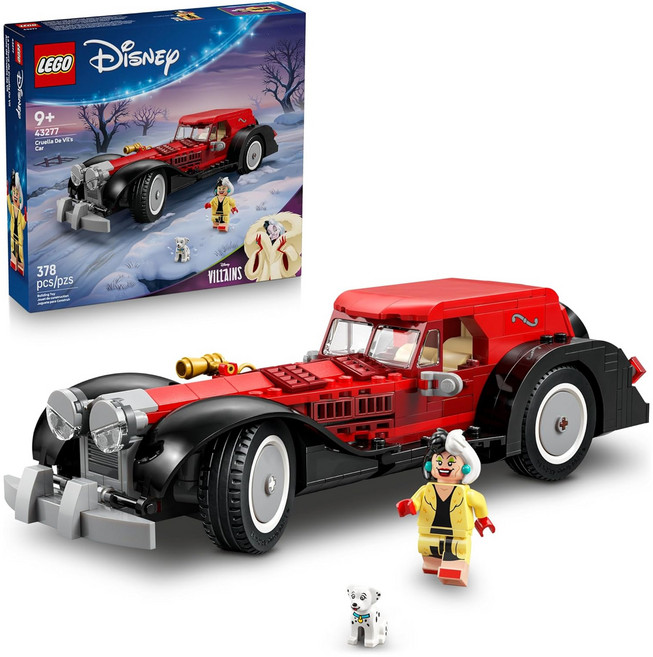 LEGO 樂高 43277 迪士尼系列 庫伊拉的汽車 Cruella De Vil's Car, 1套, 多色