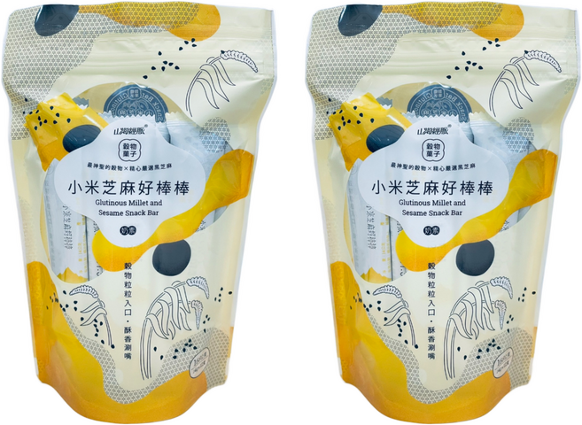 山海經脈 小米芝麻好棒棒 12支, 14g, 2包