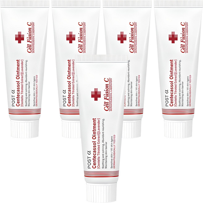셀퓨전씨 센테카솔 연고 크림, 40ml, 5개