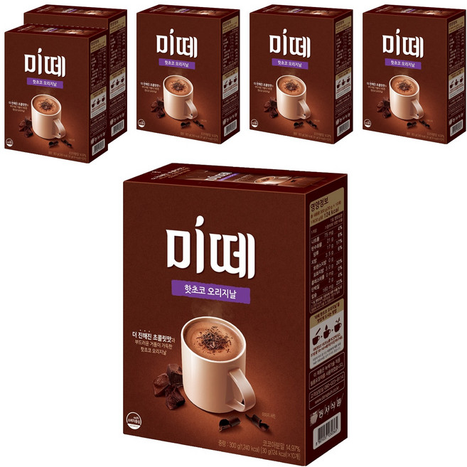 미떼 핫초코 오리지날, 30g, 10개입, 6개