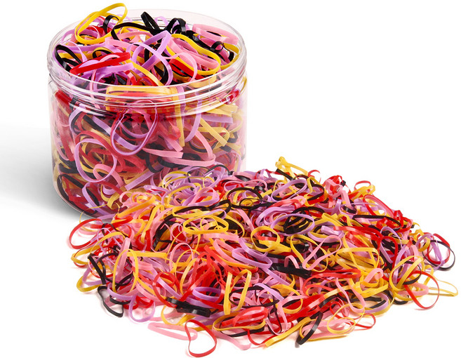 키에 대용량 고무줄 머리끈 500p 세트