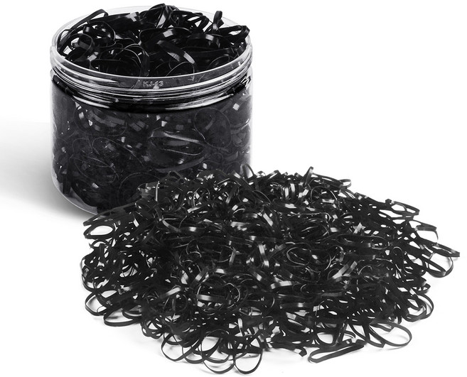 키에 대용량 고무줄 머리끈 500p 세트