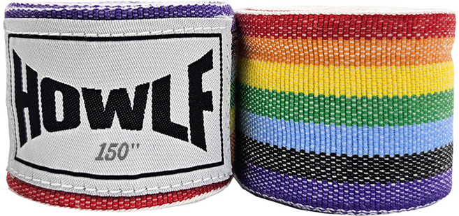 하울프 셀렉트 복싱 핸드랩 양손착용 세트, 레인보우, 1세트