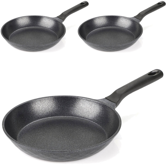 키친아트 인덕션 꼬뜨 실버 프라이팬, 30cm, 3개