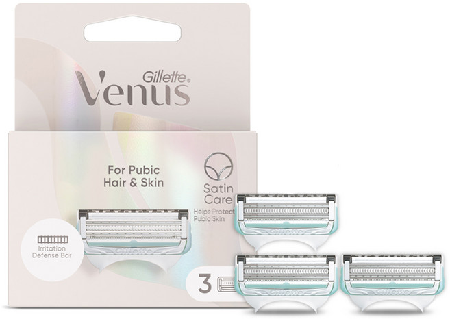 Venus Y존 제모기 면도날, 3개입, 1개