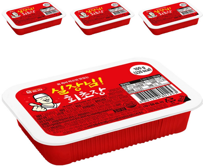 움트리 실장님 회초장, 100g, 4개